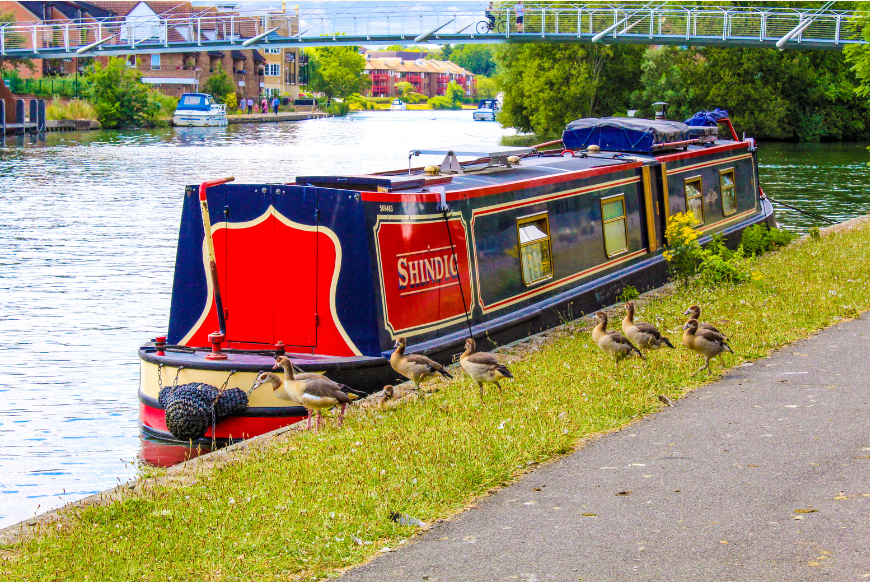 Barge on the River Thames